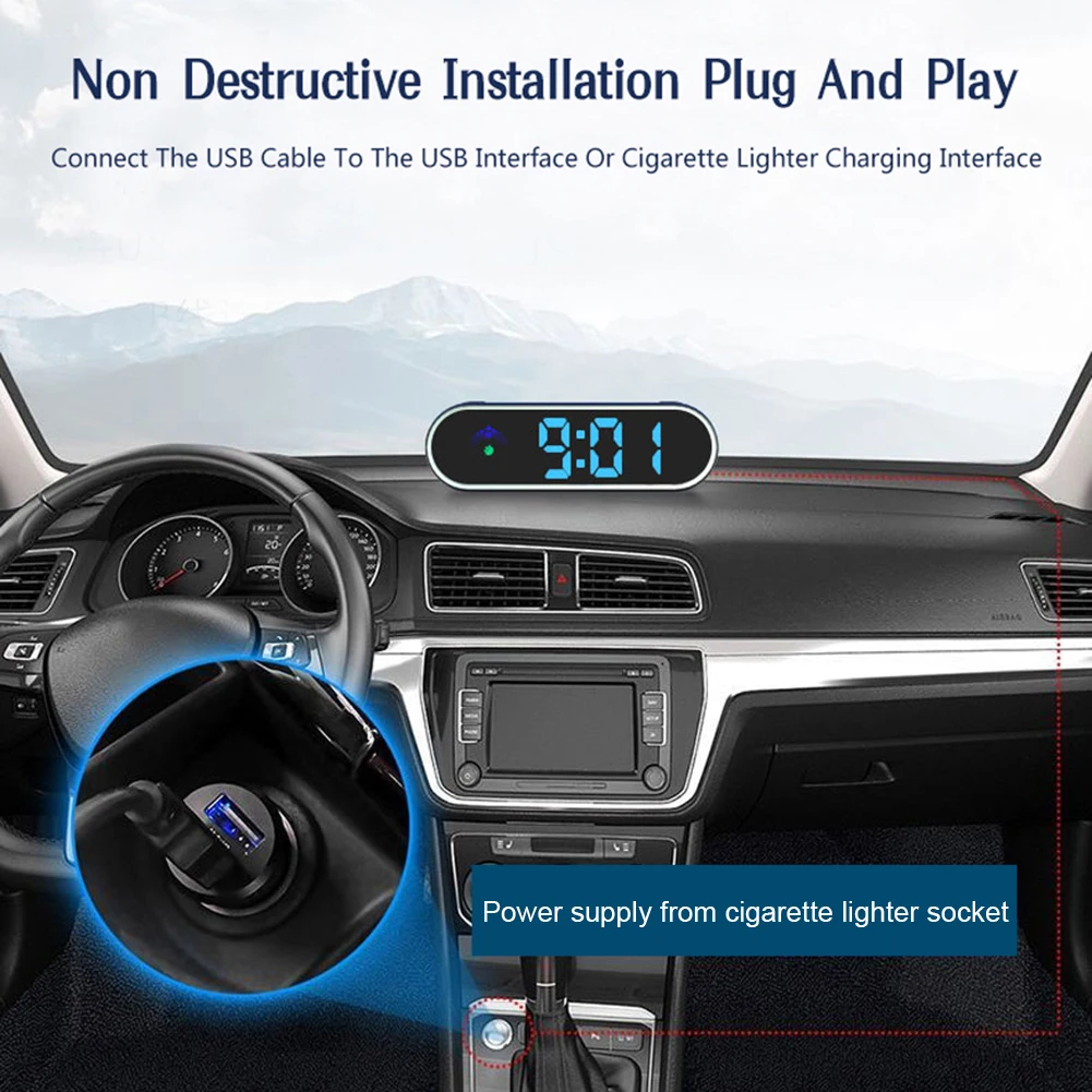 V11 GPS HUD ڵ ӵ  ÷, ڵ Ʈ  ˶ δ, KM/H MPH,   跮  ׼