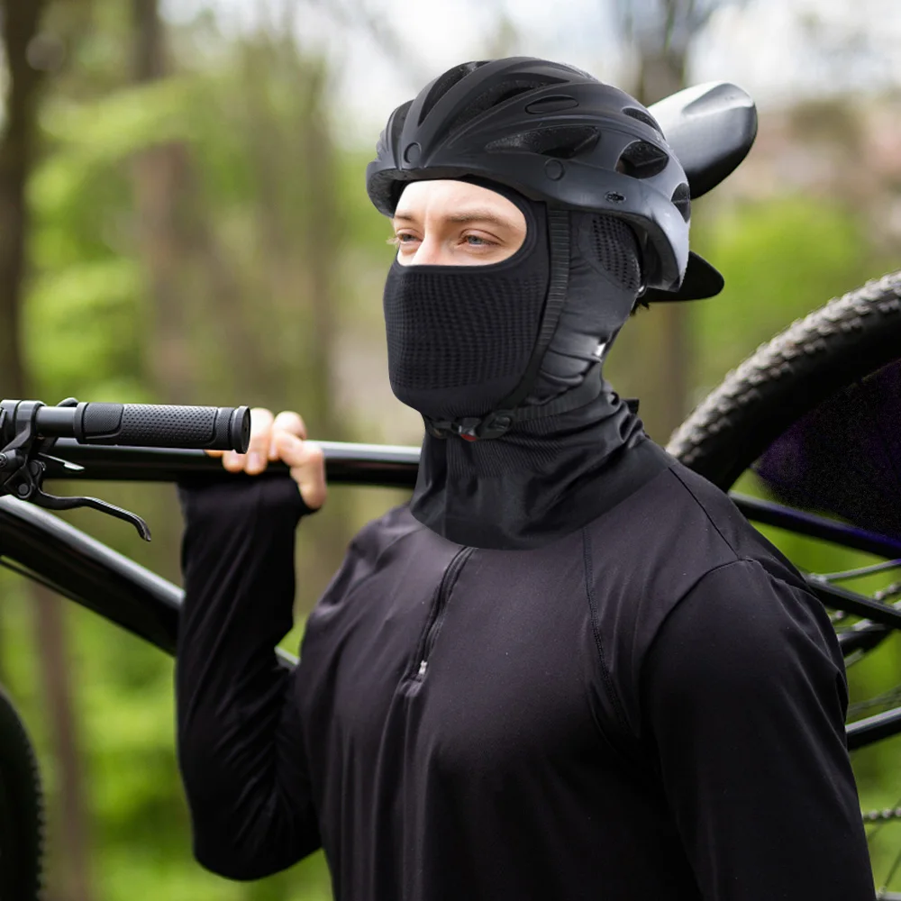 GTUBIKE Winter Thermal Ski Mask Full Face Head Coverings Snowboard Hooded Scarfs Outdoor Sports Cycling Headgear Balaclava