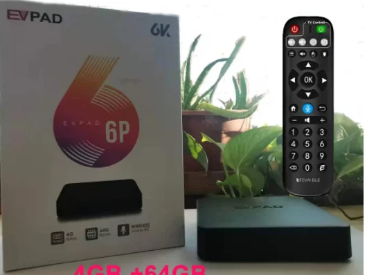 Genuine]10p evpad 6p tv box 2023 malaysia taiwan android Korea