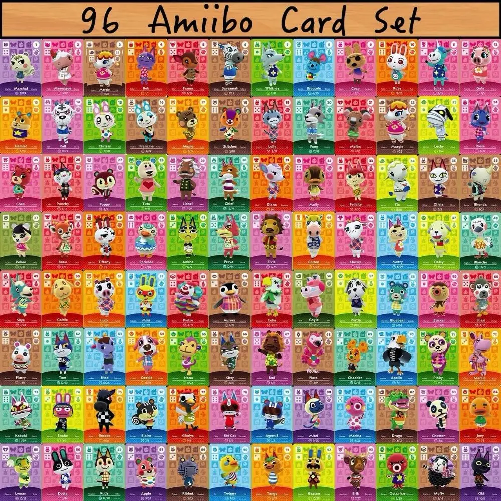 48pcs Animal Crossing Amiibo Card Shino Sasha Ione Raymond Serie 5 Ankha  Pietro For Switch Switch Lite Wii U New 3ds Acnh Set - Game Collection Cards  - AliExpress