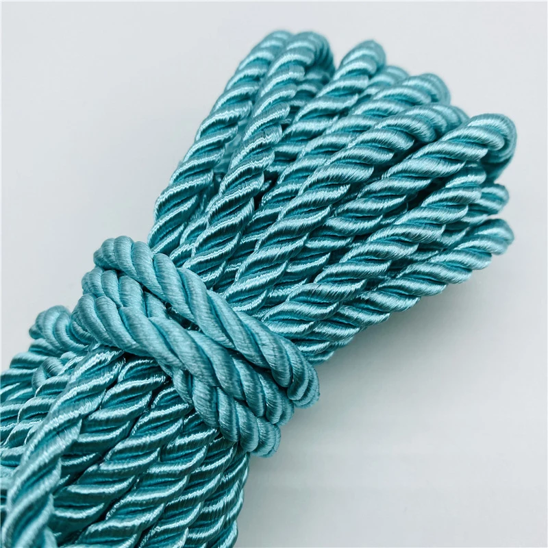 4.5m/Lot 6mm 3-Strand Paracord Rope Polypropylene Rope For Home Decoration  Accessories DIY Handmade Home Textile Decoration - AliExpress