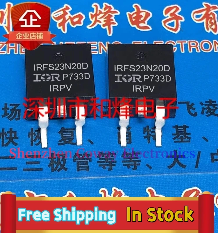 

10PCS-30PCS IRFS23N20D FS23N20D TO-263 N 23A 200V In Stock Fast Shipping