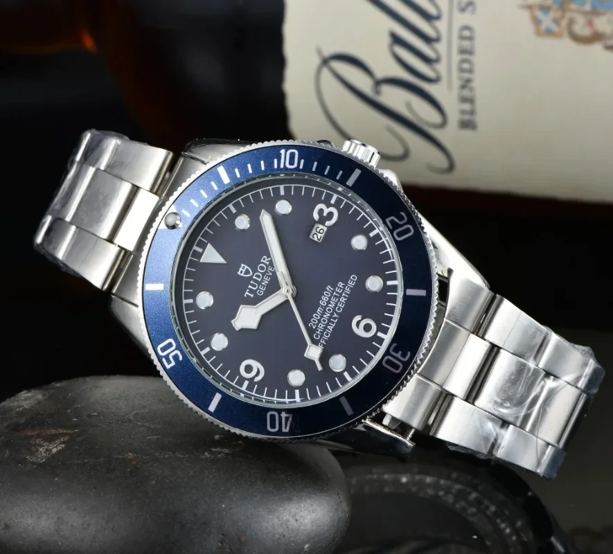 

Tudor Black Bay Chrono M79360N-0002 Stainless Steel Strap Quartz Watches for Men Halloween Gift Relogio Masculino Reloj Bracelet