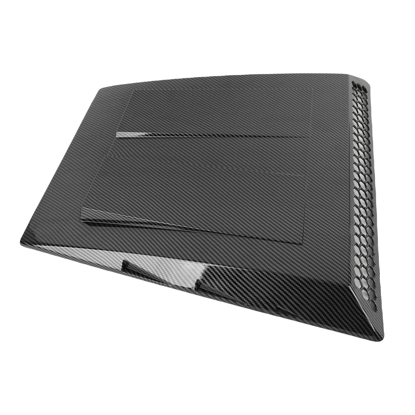 Car Hood Vent Trim Car Hood Vent Trim Carbon  Pattern Decorative Bonnet Vent Hood Air Intake Cover  for Vehicle