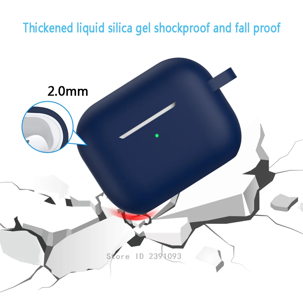 オーディオ機器 イヤフォン Silicone Case For Airpods Pro2 Case Hook Wireless Bluetooth For Apple  Airpods pro Case Cover Earphone Case Protective Shell