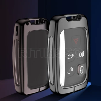 Custodia per chiave a distanza per auto in lega TPU per chitarra Land Rover Range Rover Sport Evoque Freelander Velar Discovery 4 Jaguar XE XJ XF 5 Custodia per chiave a distanza per auto in lega TPU per chitarra Land Rover Range Rover Sport Evoque Freelander Velar Discovery 4 Jaguar XE XJ XF - Custodia per chiave a distanza per auto in lega TPU per chitarra Land Rover Range