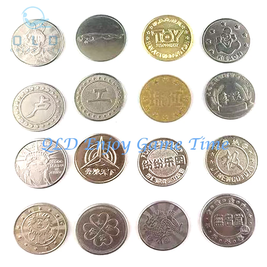 100pcs 아케이드 게임 코인 토큰 스테인레스 스틸 코인 토큰 아케이드 MAME JAMMA 오락 캐비닛 자동 판매기 용 맞춤형  토큰-Freehip.co.kr
