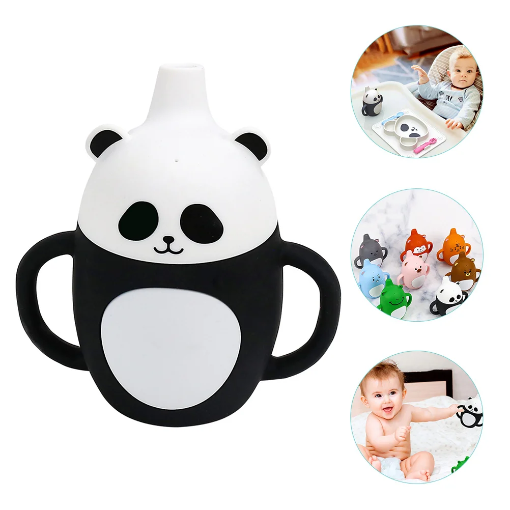 

Silicone Cup Spill Proof Baby Training Cup Unbreakable Baby Cup with Handles(200mL)