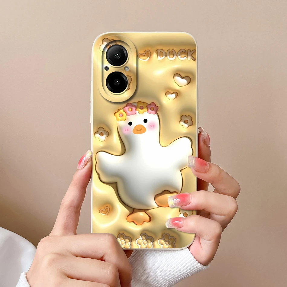Cool Sweet Soft Liquid Silicone High-Quality Anti-Drop Phone Case - Back Cover Protection