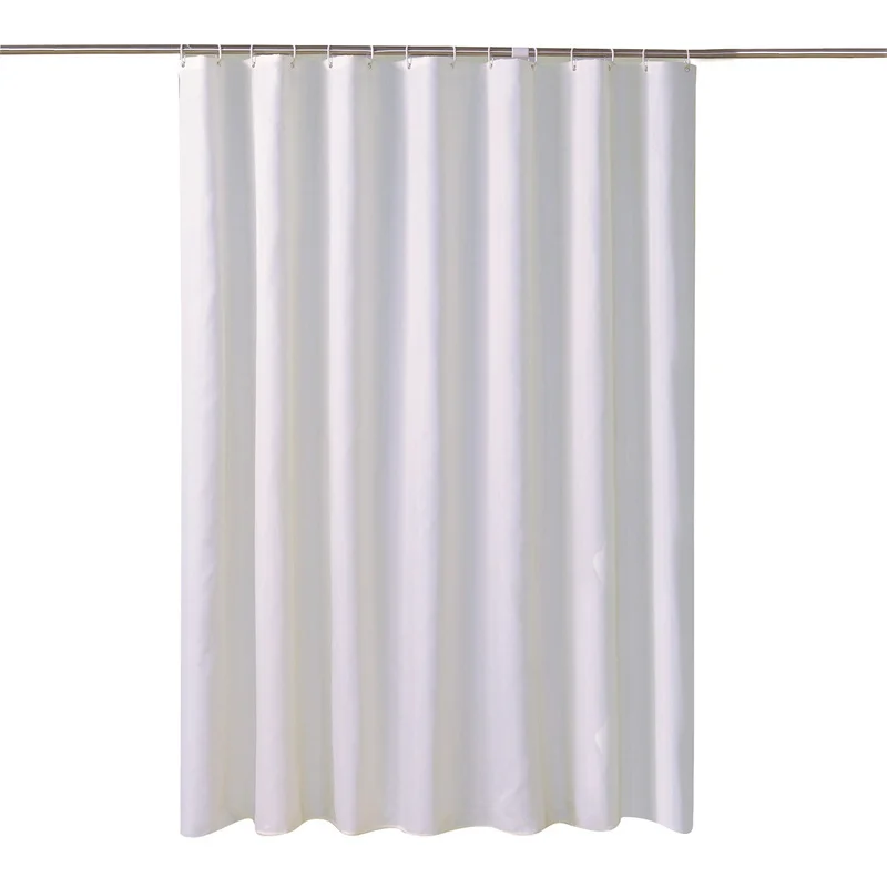Shower Curtains Bath Curtain For Bathroom With 12pcs Plastic Hooks