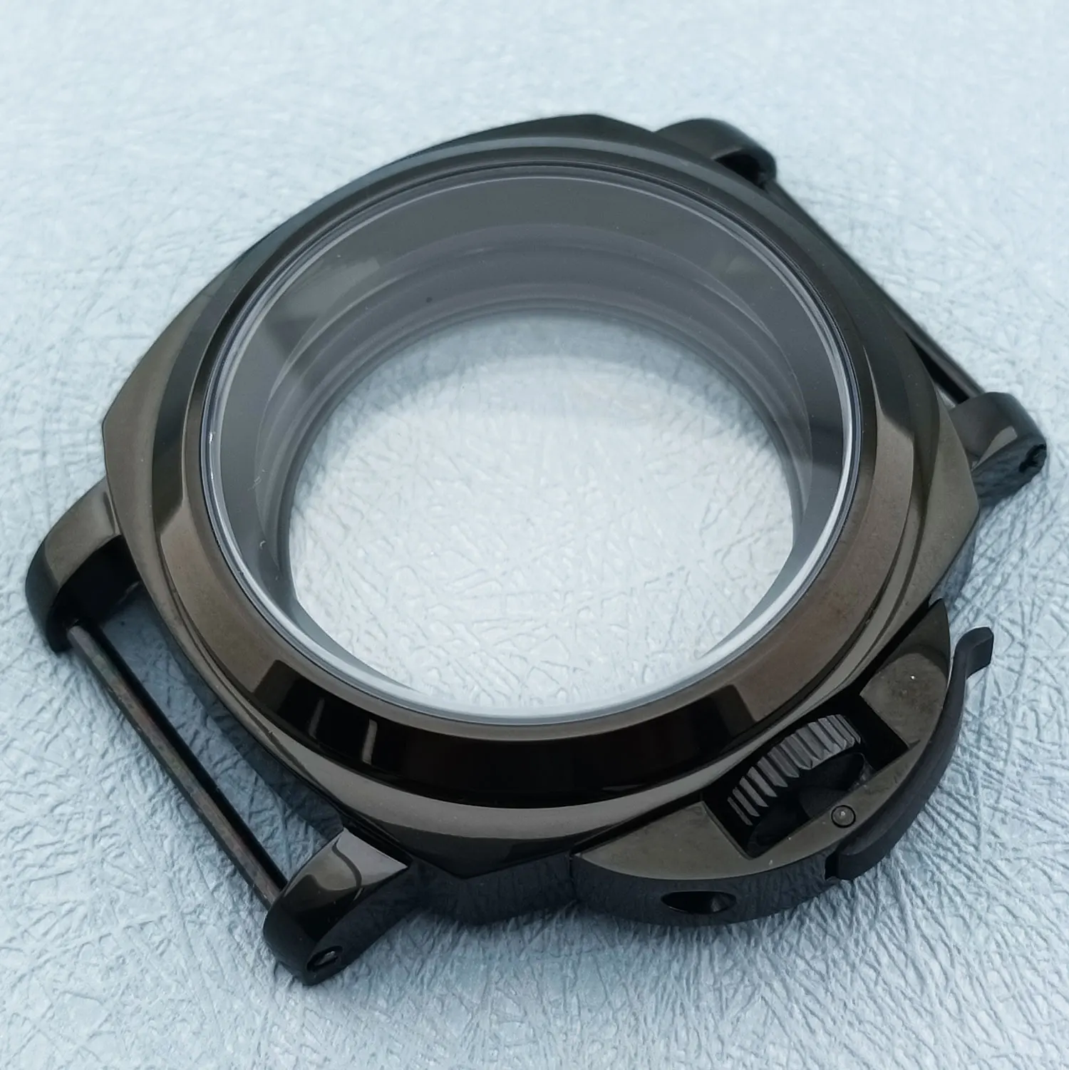 Premium 40mm Sapphire 10ATM Waterproof Stainless Steel Watch Case with Handle