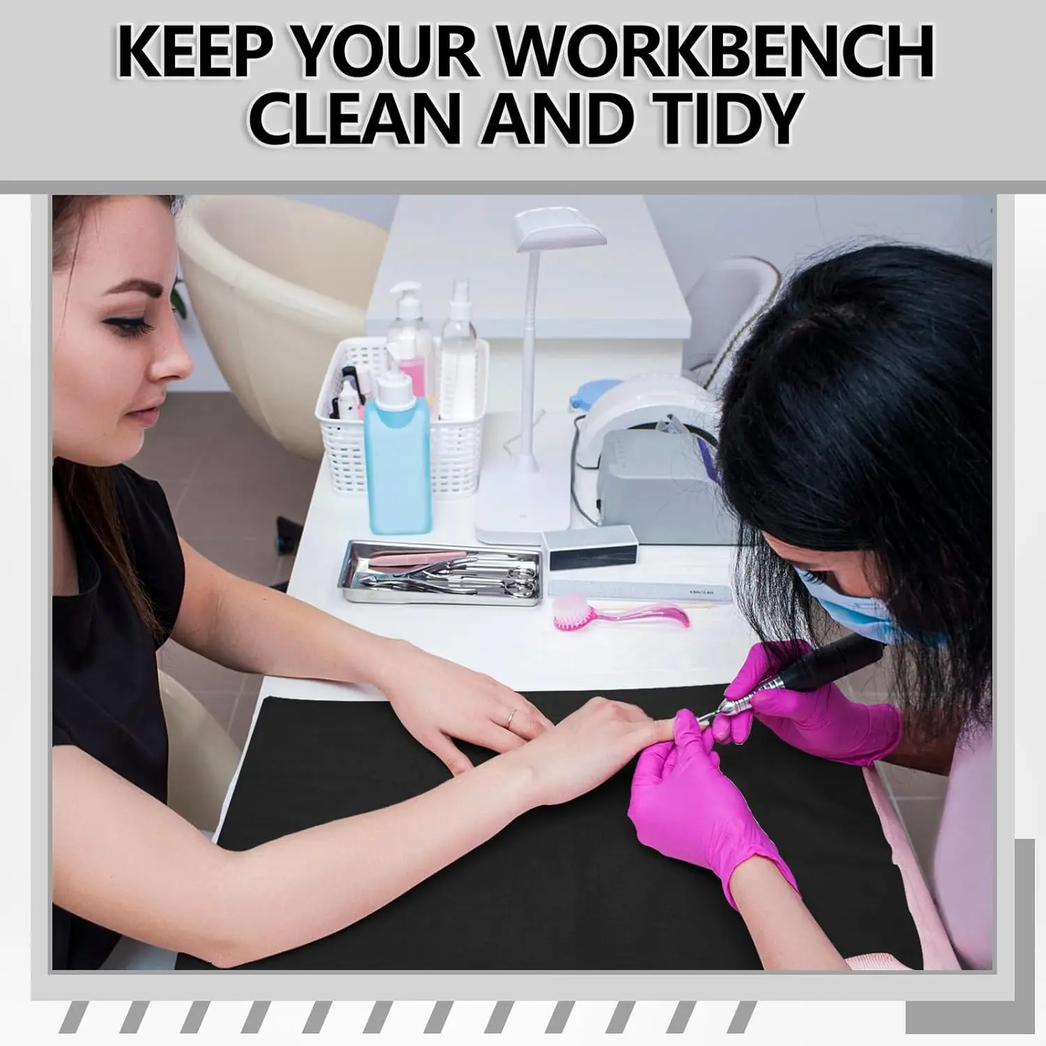 50 Bavaglini Dentali Usa E Getta Impermeabili - 45x33cm Per Tatuaggi, Estetica E Cure Mediche - Foto 6