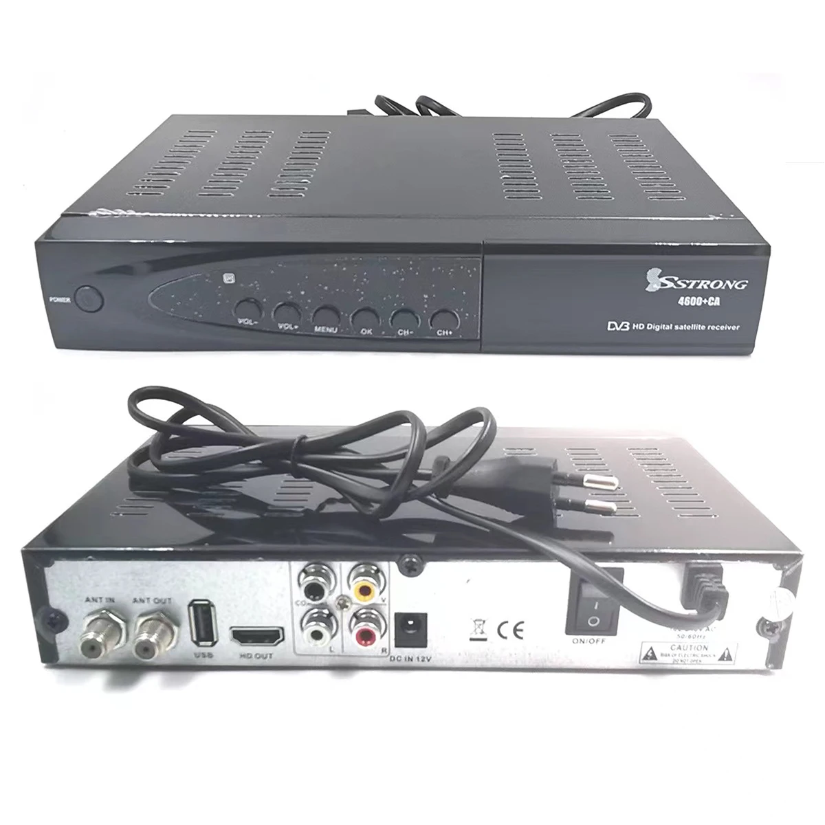 

220mm dvb s2 satellite receiver set top box decoder with CA ，220mm H.264