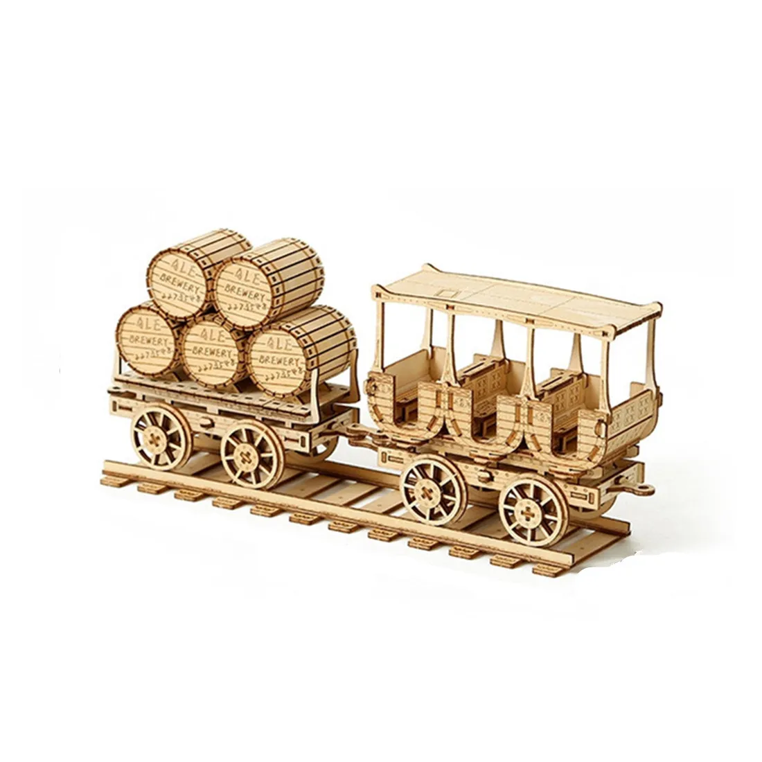 

DIY 3D Wooden Puzzles Fuel Truck Model Building Block Jigsaw Assembly Kits Educational Toy for Children Adults Educational Toy