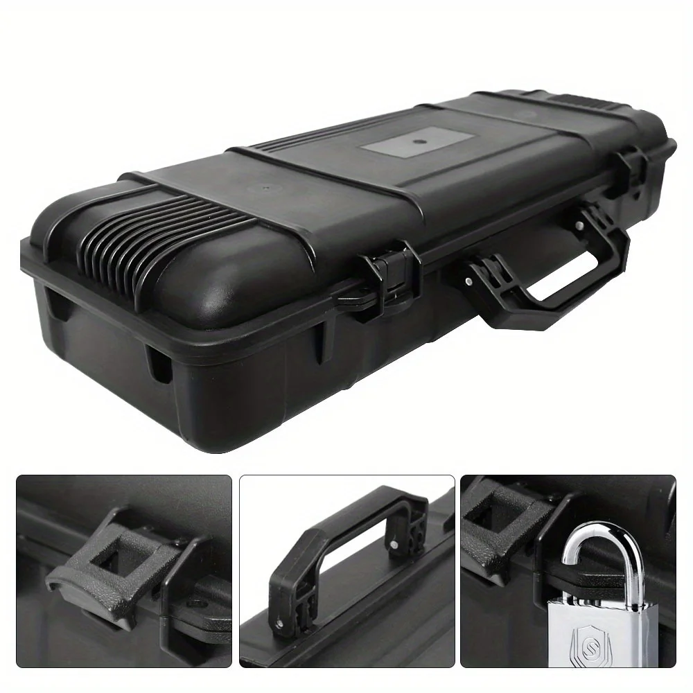 Waterproof Hard Carry Tool Case Organizer Storage Box tool storage box storage organizer box Camera Photography Sights Safety Protector Instrument Tool Box with Sponge