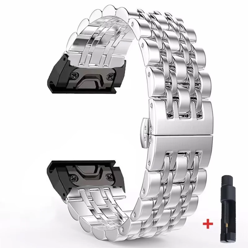Premium Stainless Steel QuickFit Watch Band – 22mm & 26mm Adjustable Bracelet