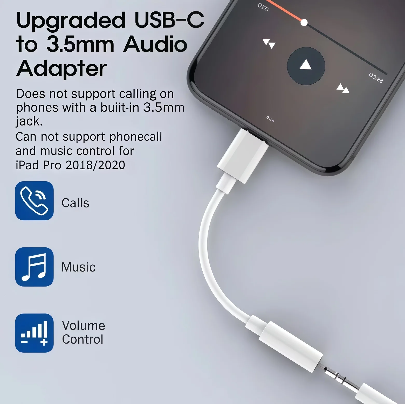 USB C-라이트닝 오디오 어댑터? 헤드폰, 충전/데이터 전송용이 아님, 라이트닝-USB C 어댑터