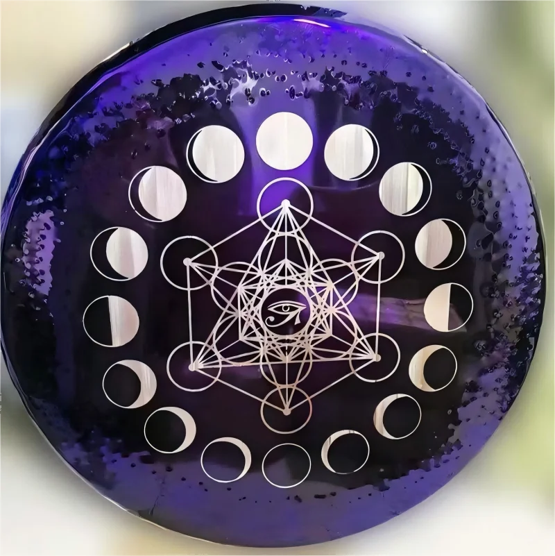 Sound Healing Gongs-Nickel Alloy Gong Purple Gong 18"-36" Horus Eye with free mallet Meditation for Yoga Therapy