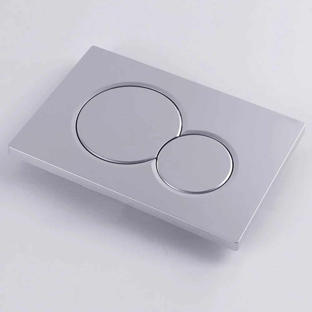 

New Durable Dual Flush Plate Plate 1pcs For Geberit Sigma01 Chrome High Quality Plastic Garden Home Accessories
