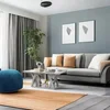 Coffee Table with Shelf, Wood Coffee Table for Living Room, Open Display Area,47” Grey 5