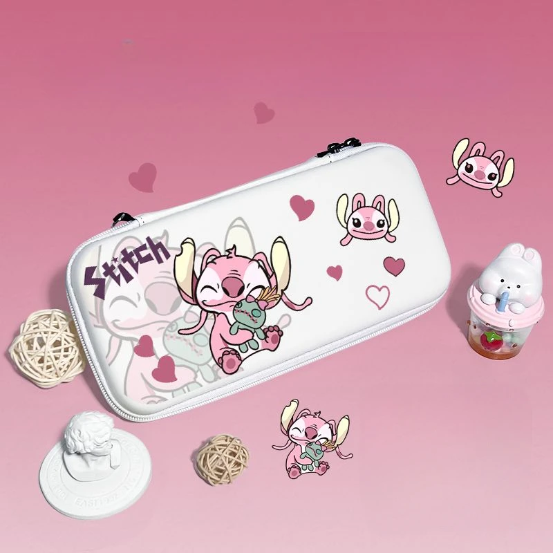 디즈니 Steedy 스위치 Oled 보관 가방 Nintendo 스위치 콘솔 남성과 여성을위한 대용량 보관 상자 휴일 선물