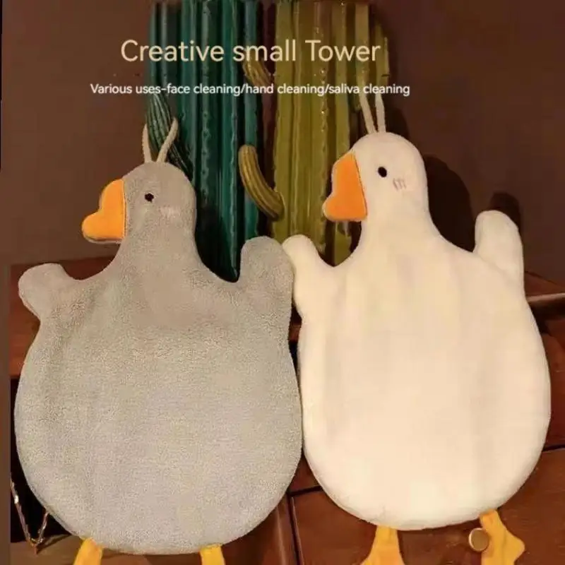 Goose Hand Towel Quick Drying Hanging Kitchen Bathroom