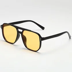 Timeless Unisex Square Sunglasses with UV400 Protection (C4)