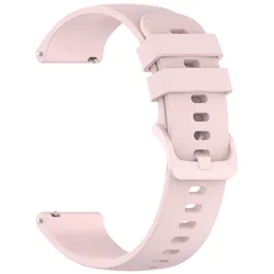 20mm Sport Silicone Smart Watch Strap Wristband for 20mm width strap (Rose pink)