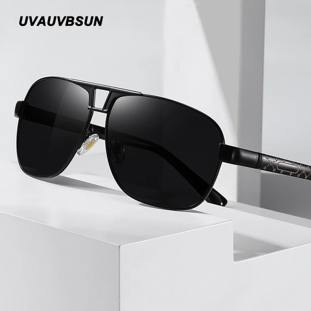 2022 New Fashion Metal Polarized Men's Sunglasses Vintage Color