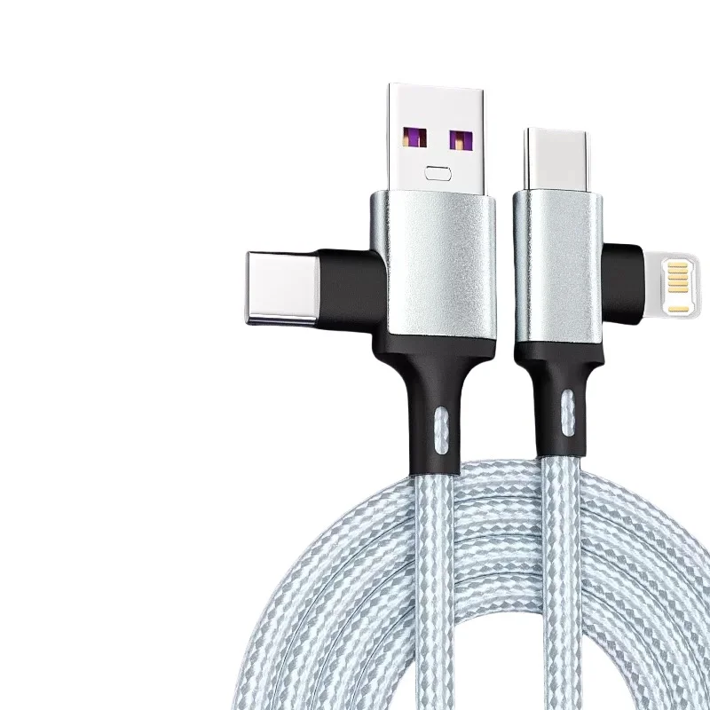 ตัวเลือกสินค้า สายชาร์จ 2 in 1 USB-C to Lightning ชาร์จเร็ว iPhone iPad Samsung