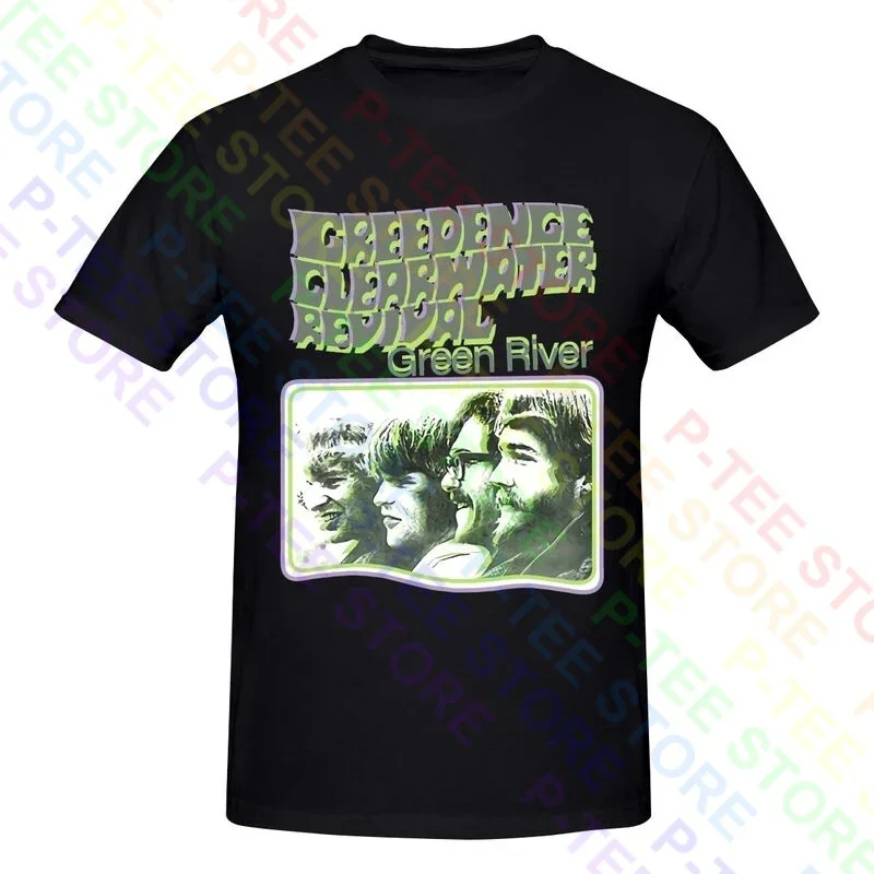 Creedence 596 Revival Ccr Rock Band Tour Concert Shirt T-Shirt Tee Casual Best Seller