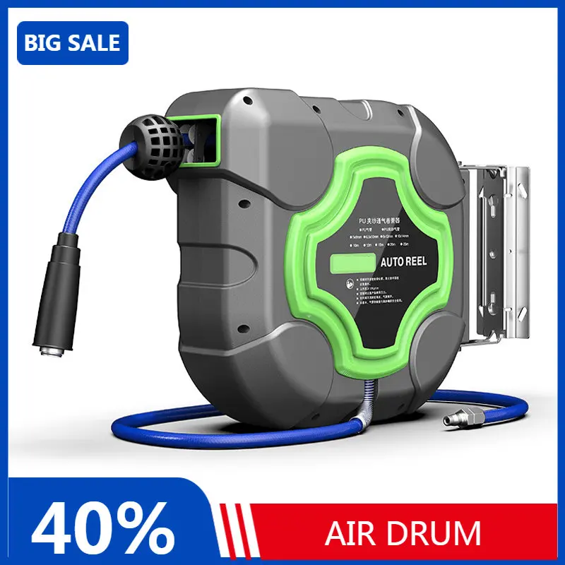 AirDrumAutomaticRetractableHoseReelDedicatedCarRepairAirHose