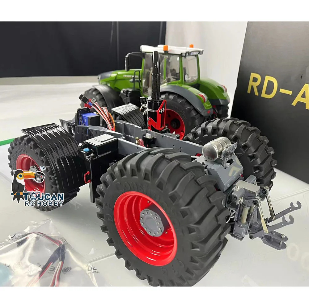 LESU 1/16 RC Metal Assembled Chassis 4X4 Model with Differential Lock for 1050 Remote Control Tractors DIY Vehicle Car Model 3