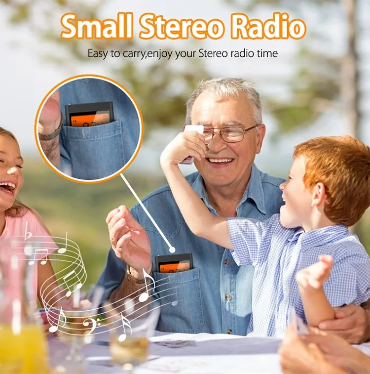 Portable Emergency Weather Radio NOAA AM FM Pocket Radio