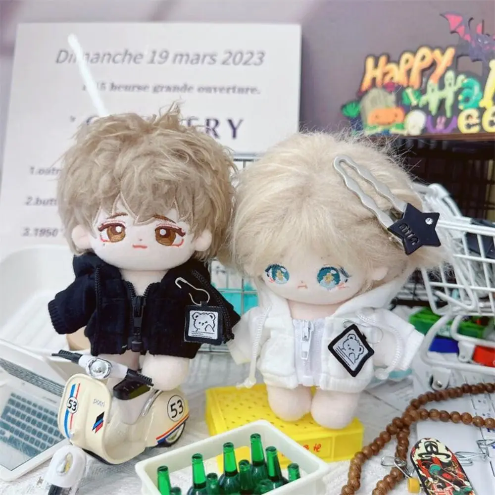 New Handmade Doll Hoodies 2 Colors Fashion Doll Sweatshirt with Hat Doll Outfits 10/20cm Cotton Dolls/1/12 BJD Dolls