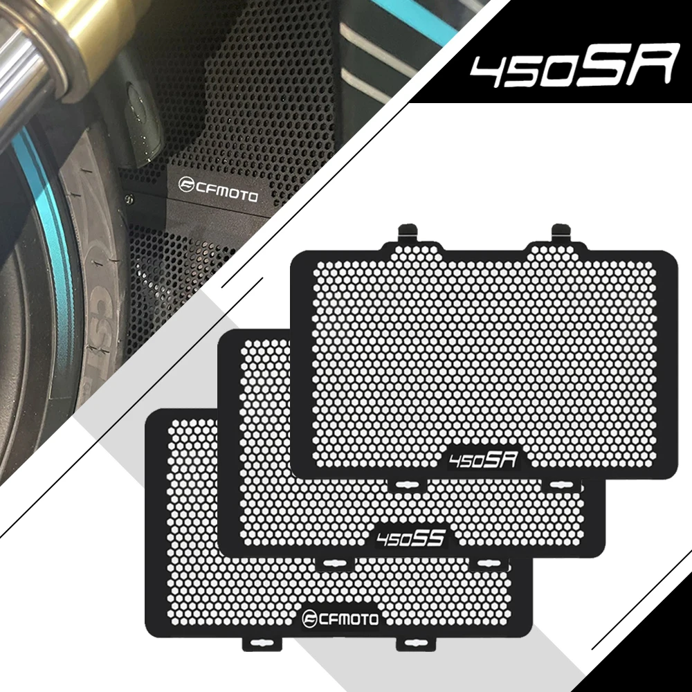 

450 SR SS NK 2023 Motorcycle Accessories Radiator Grille Cylinder Engine Guard Cover Set For CFMOTO 450SR 450SS 450NK 2022-2024