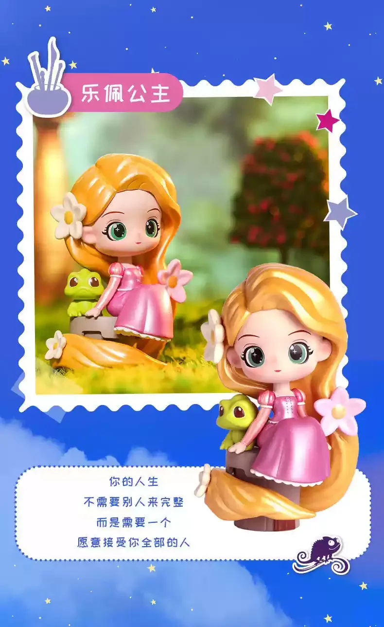 thumbnail image 1 of Disney Princess Genuine Series Blind Box Fairy Tale Town Surprise Trend Girl Cute Handmade Desktop Car Ornament Birthday Gifts, 1 of 5
