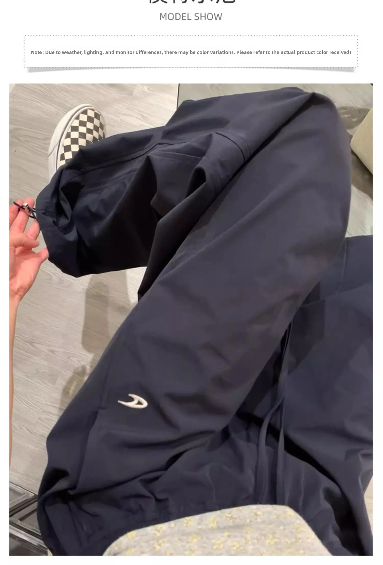 American High Street Style Women's Cargo Pants Spring Summer 2026 New Slimming Drapey Loose Sweatpants Folded Hem