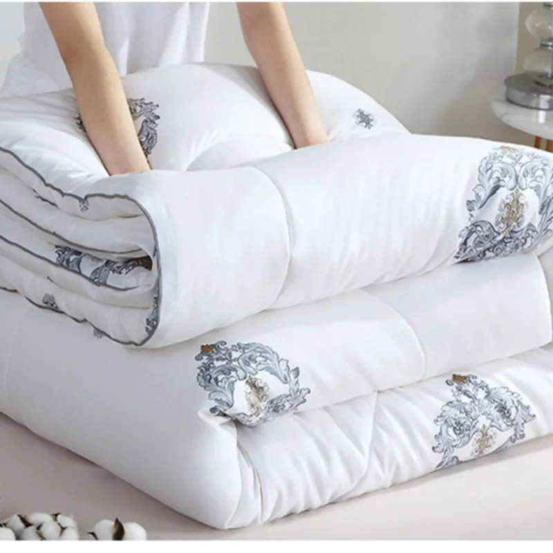 

Thickens Warm Quilt Winter Antibacterial Xinjiang Cotton Students Single Autumn Winter Quilt Core Thick Quilt Fluffy Breathable