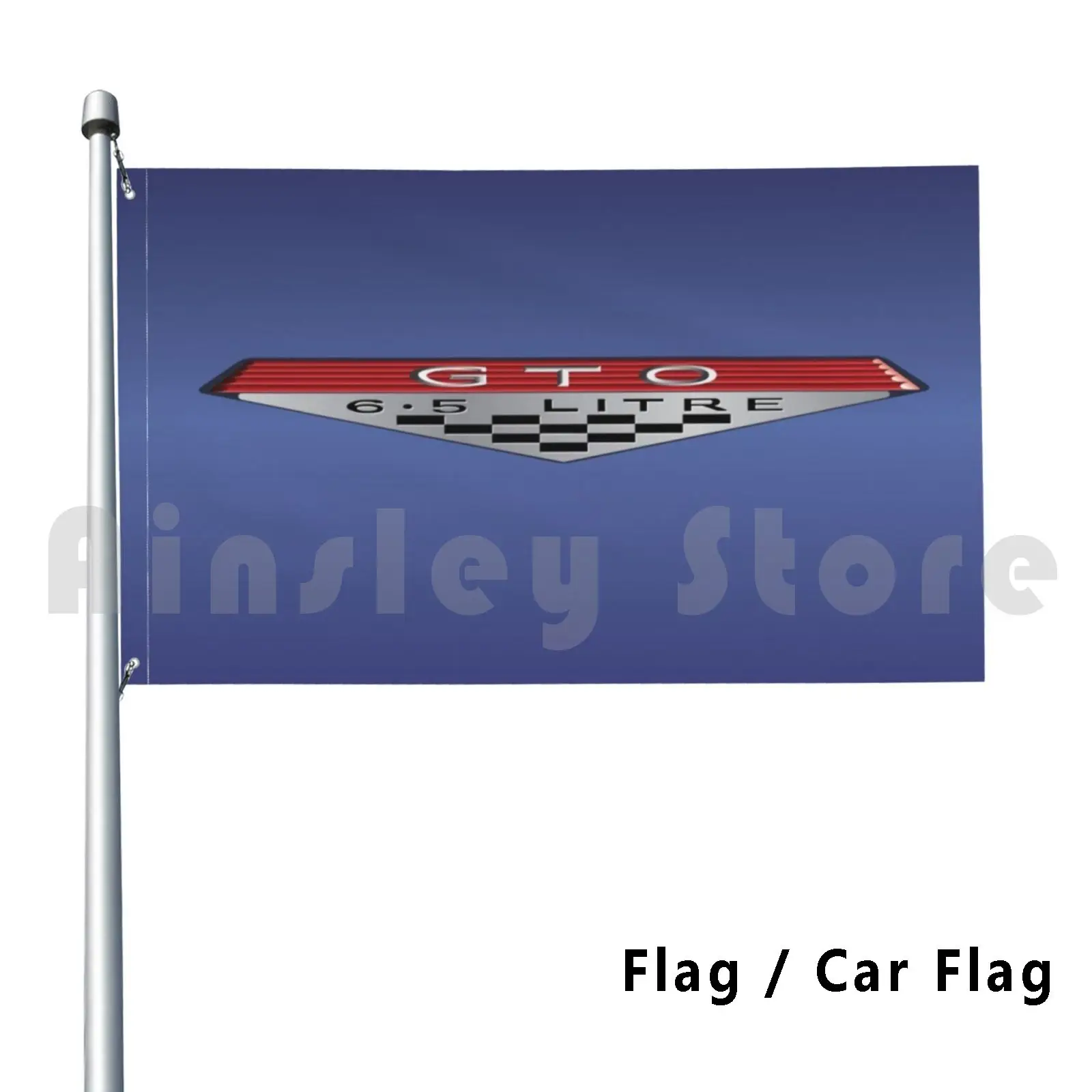 1964 Pontiac Tempest Le Mans Gto Outdoor Decor Flag Car Flag 1964 Pontiac Tempest Le Mans Gto Nocturne Blue