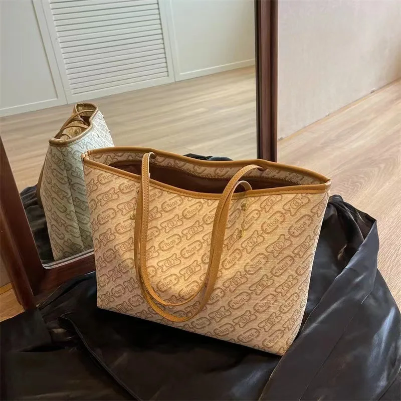 

Новая женская вместительная сумка для путешествий, модная популярная сотня наплечных сумок, сумка-тоут в иностранном стиле для пожилых людей