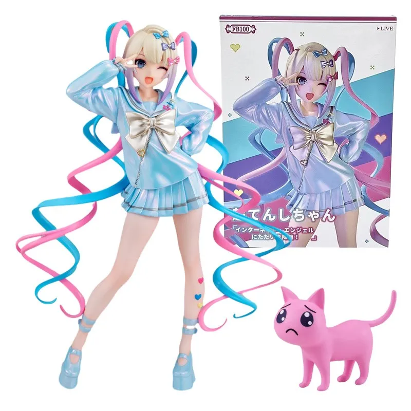 애니메이션 피규어 팝업 퍼레이드, 캔젤 액션 피규어, 가상 업로더, PVC 컬렉션 모델, 장식품 장난감, 17cm 