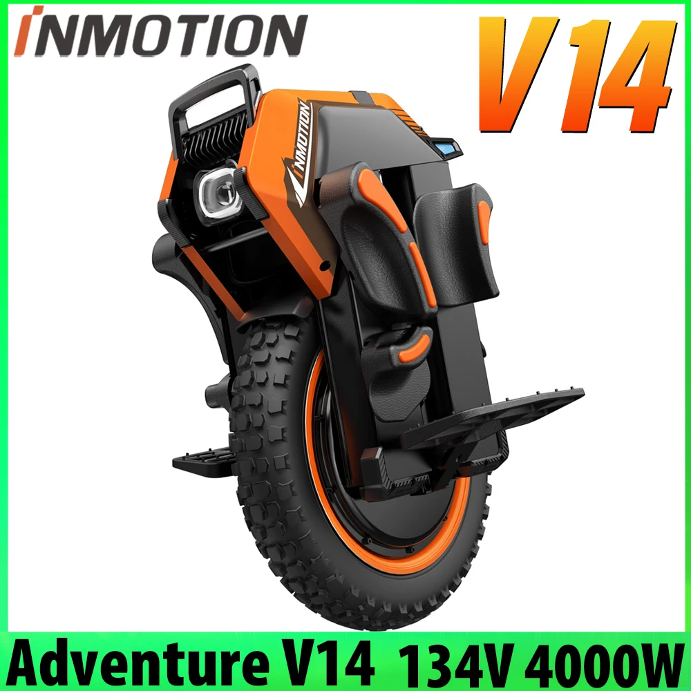 INMOTION Adventure V14 Electric Unicycle 134V 2400Wh Battery 4000W High-Torque Motor C40 INMOTION V14 Suspension