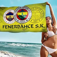 Fenerbahce 1907 Bath Towel Microfiber Soft Water Absorbing Breathable For Girl Kids Decorative Cartoon Beach Towel 2