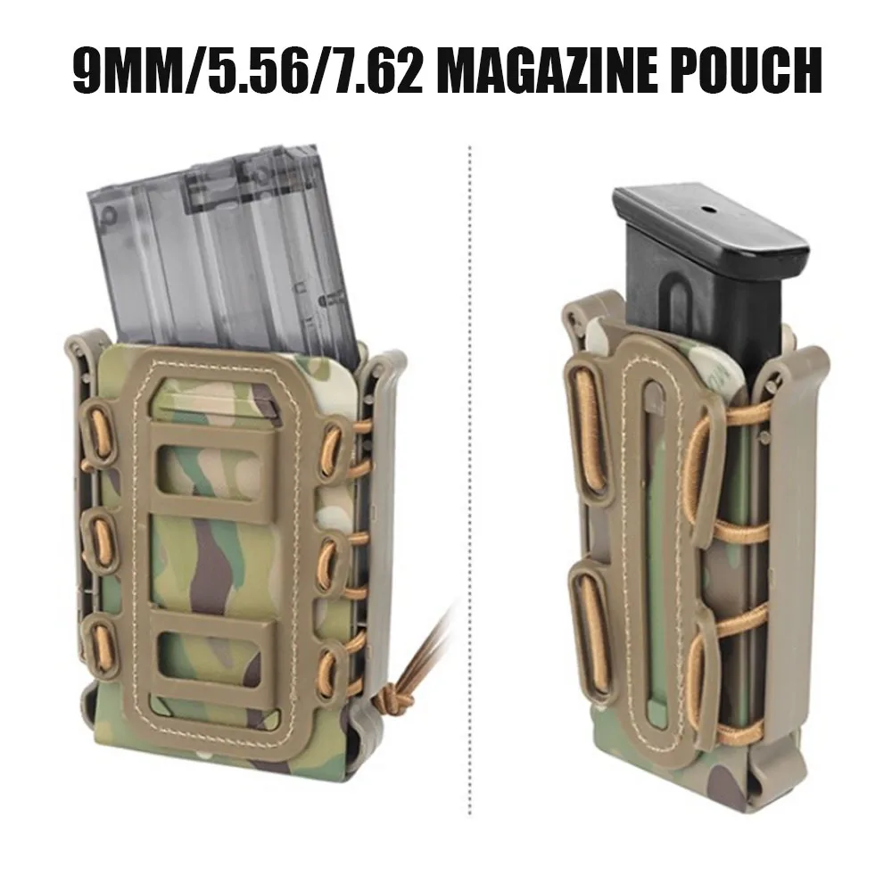 

Tactical Molle Magazine Pouch Scorpion Soft Shell 9mm/5.56/7.62 Rifle Pistol Fast Mag Attach Carrier Hunting Airsoft Accessories