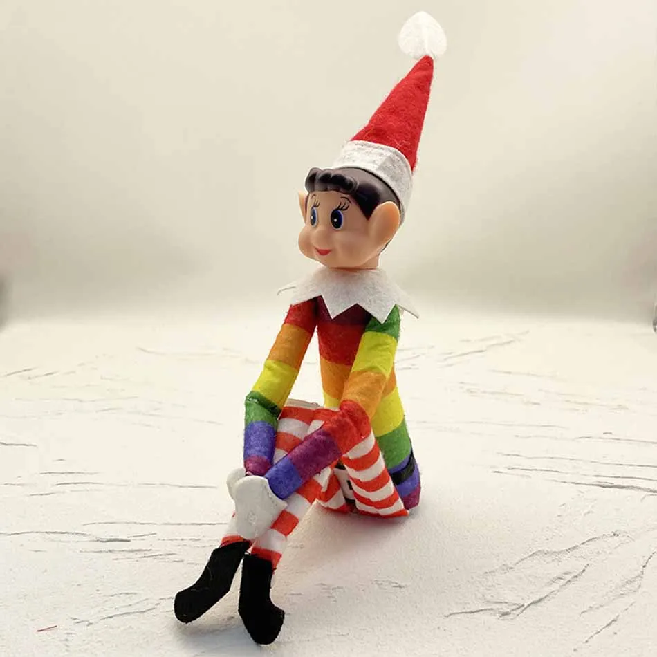 Christmas Doll 40cm Christmas Elf Fairy Doll Accessories Desk Decoration Home