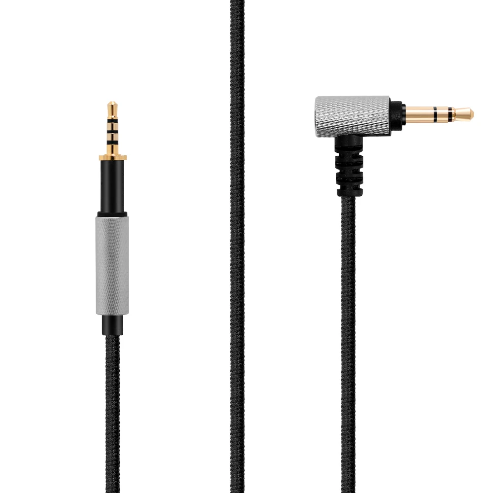 Replacement Nylon Braided OFC Cable Extension Cord Wire for Pioneer HDJ-700 HDJ-1500 HDJ-500 HDJ 700 1500 500 DJ Headphones