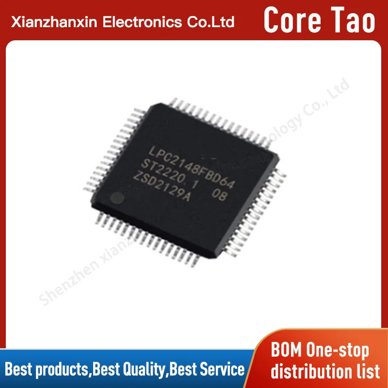 

1PCS/LOT LPC2148FBD64 LPC2148FBD QFP64 8-bit microcontroller MCU in stock