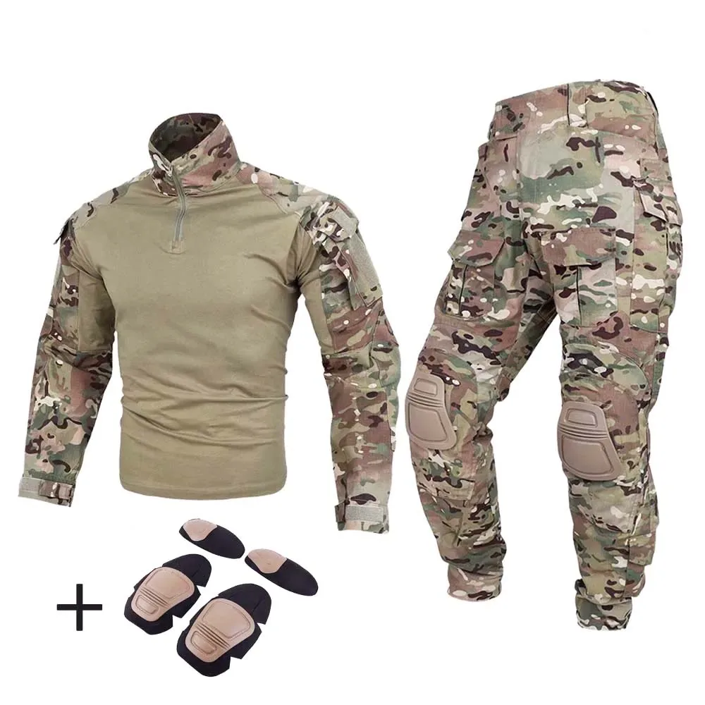 G3 MC Tactical Suits Outdoor Uniform CP Gen3 Training Hunting Shirts Cargo Pant Paintball Tactic Army Combat Sets Wear Resistant