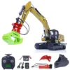 Kabolite K961 100S RC Hydraulic Excavator RTR 1/18 Remote Control Construction Digger Huina Model Light System Gifts Toy TH22749 4